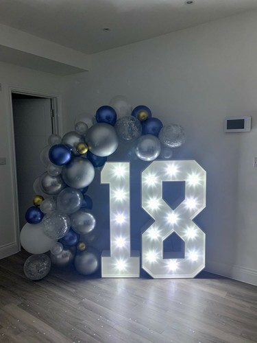 Led light 4ft - up, numbers