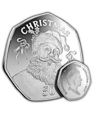 2017 Father Christmas 🎅🏻 50p Coin Gibraltar 🇬🇮Santa Unc From Sealed Bag