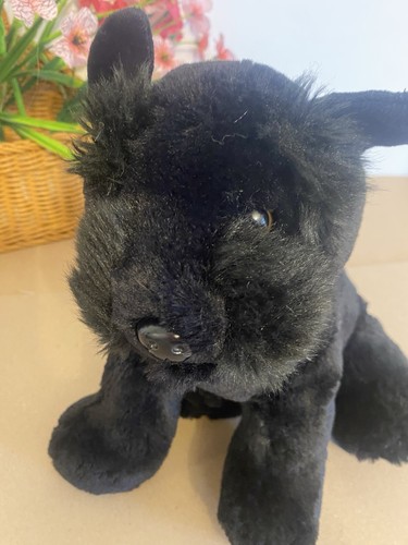 Black soft toy - soft, plush