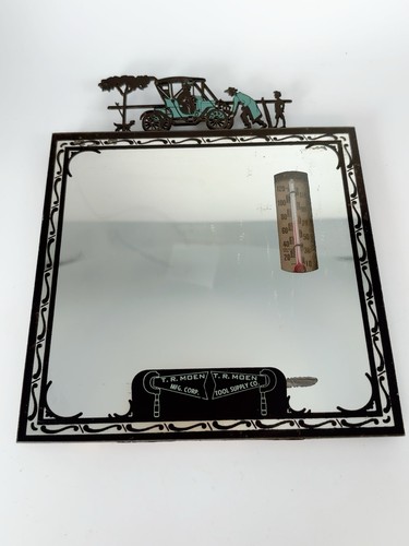 Old thermometer mirror - old,