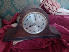 Old Napoean Hat Shape Wurttemberg Mantle Clock ,17 Inches wide 