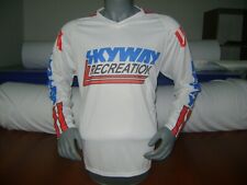 OLD SCHOOL BIKE JERSEY CLASSIC BMX JERSEY RACE BIKE SHIRT BMX VINTAGE XL SKY WAY