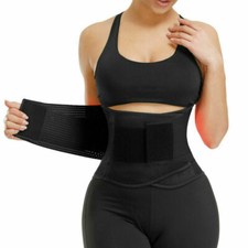 WOMEN WAIST TRAINER BODY SHAPER TUMMY CONTROL BELT BELLY FAT BURNER SLIM CORSET