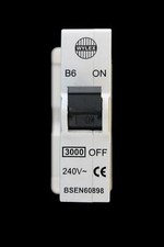 WYLEX 6 AMP CURVE B 3kA MCB