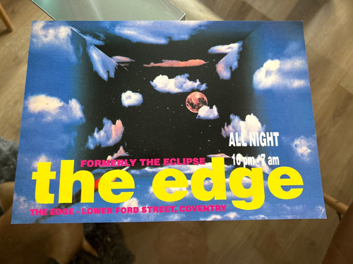 The edge eclipse rave flyer - the,