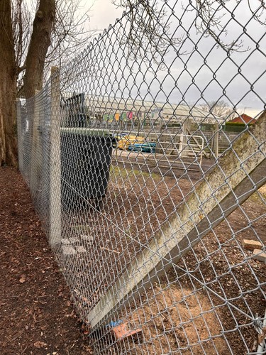 Galvanised chain link - chain, fencing