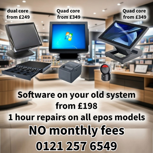 Monthly fees touchscreen - no,