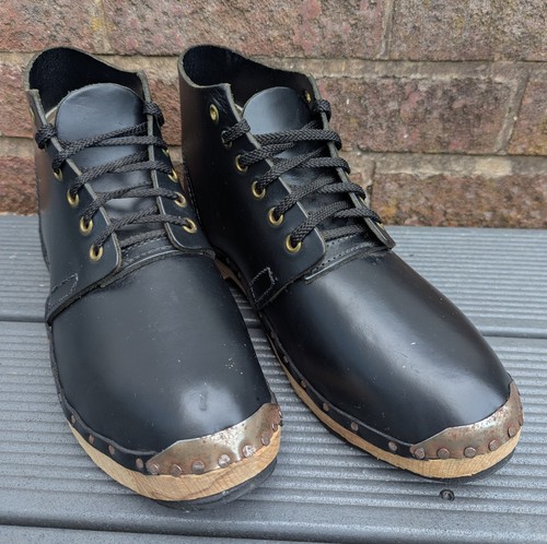 Walkley clogs black boots - boots, uk