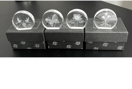 Crystal impressions laser art - laser,