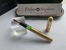 Pelikan M760 Jubilee 150 Year Anniversary Gold Plated fountain pen 14C M nib