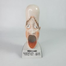 Vintage Schafer & Vater Barber Shop Ashtray Ceramic By The Light Of Silvery Moon