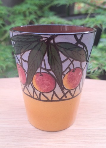 Watcombe torquay cherry beaker - watcombe,