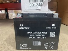 *CUSTOMER RETURN* ULTRAMAX TTX12-BS Motorbike Battery (SAME AS YUASA YTX12-BS)