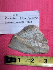 Ohio Prehistoric Flint Scraper