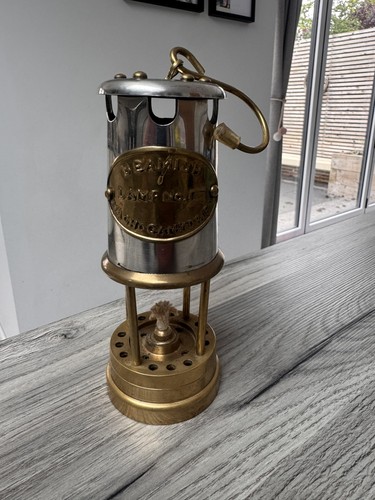 Beamish brass miners lamp - beamish,