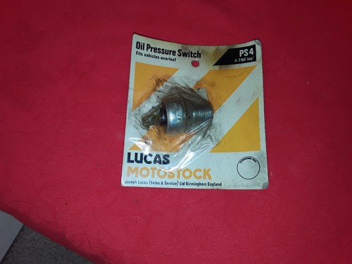 Lucas oil pressure switch nos - lucas,