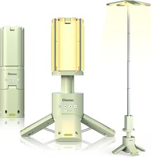 Clemas Telescopic Camping Lights Rechargeable 14000 mAh 6000LM IPX5 Waterproof