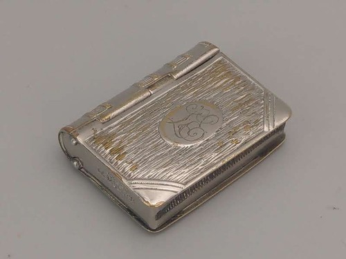 Book shaped novelty vesta - shaped,