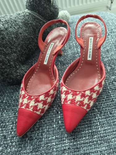 Manolo blahnik womens red - blahnik,