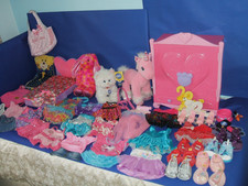Giant build a bear Wardrobe shoes,clothes,skates,bed,bag,Unicorn,new cat,rabbit+