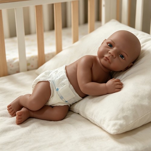 New brown skin - 17.7", doll