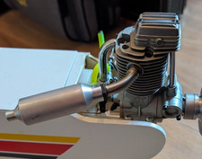 OS FS 61 four stroke engine with Silencer - Excellent condition!