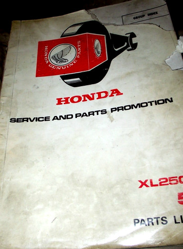 Honda xl250 service - honda,