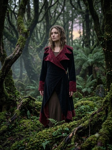 Earth wear velvet wrap jacket - earth,
