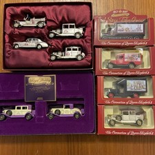 Lot of Royal Commemorative Sets Lledo Models Wedding Charles/Diana Coronation