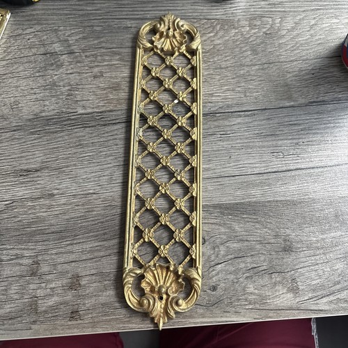 Solid brass finger - solid, plate