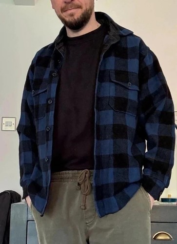 Vintage 90s buffalo check wool - buffalo,