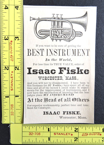 Rare antique 1878 - 1878, ad