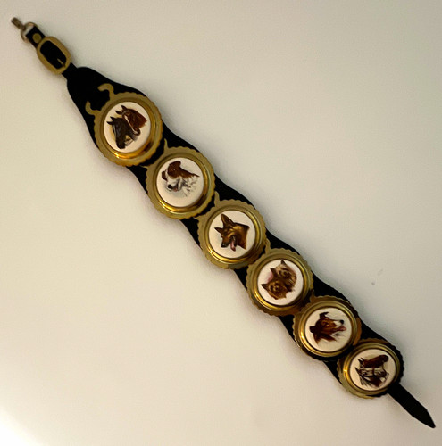 Vintage horse brass martingale - horse,