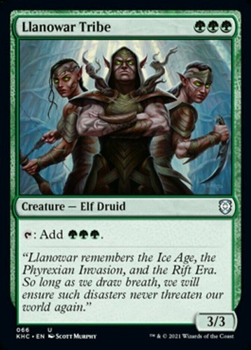 Llanowar tribe elf - llanowar,