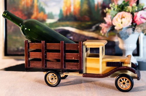 Hand made wood retro - hand,