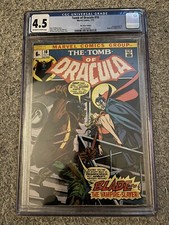 Tomb Of Dracula #10 CGC VG+ 4.5 UK Price Variant 1st Appearance Blade!