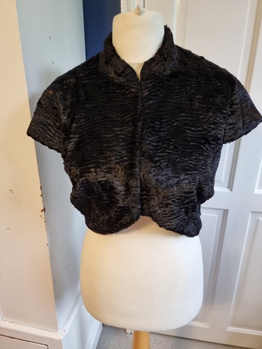 Vintage monsoon black - black, fur