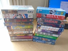 Job lot of 20 x old VHS video tapes. Films, documentaries, TV programmes etc.