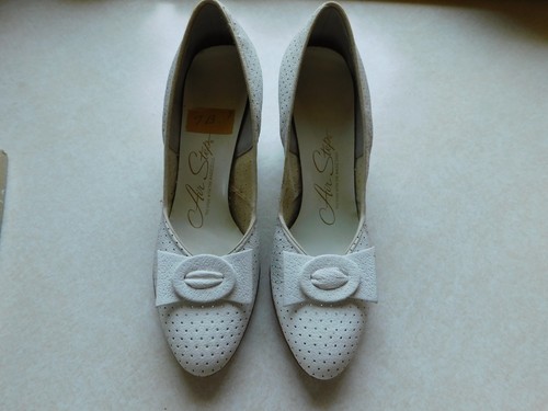 Vintage air step white leather - vintage,