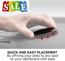 2x Dashboard Dash Disc Disk Plate For Sat Nav Tomtom Garmin GPS Mount Holder