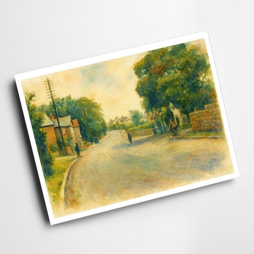 Print main road looking - main,