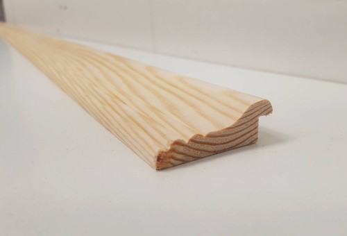 Dado rail rebated timber - rebated,