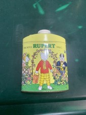 Morny Rupert the Bear Talcum Powder Vintage Tin