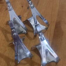 Christophe Vintage Pedal Toe Clips, Size M, Classic Bicycle