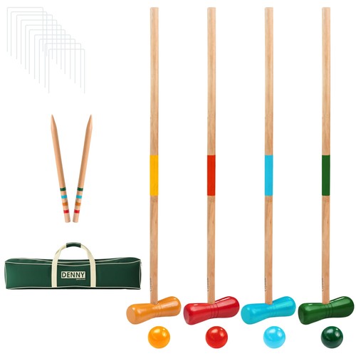 Wooden croquet set for - wooden,