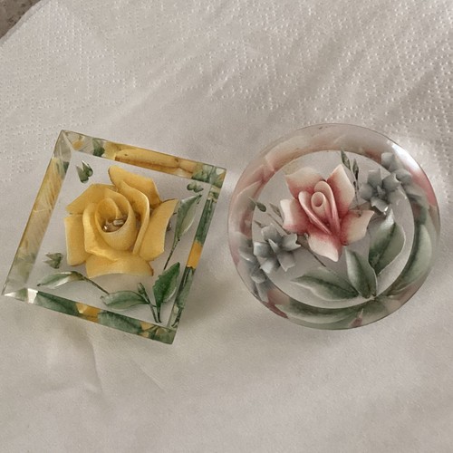 Vintage reverse carved lucite - vintage,