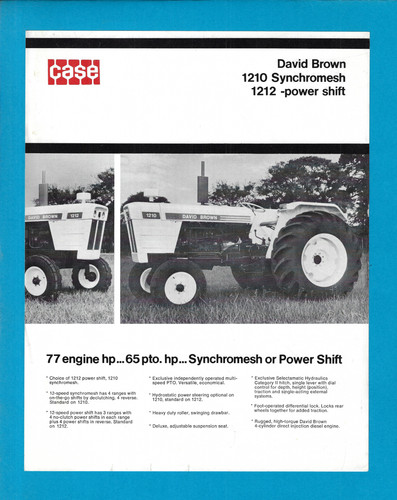 Case david brown 1210 1212 - case,