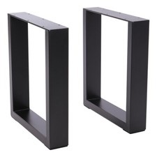 Pair of Iron Metal Table Legs