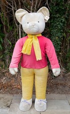 RUPERT BEAR - HUGE MERRYTHOUGHT MOHAIR TEDDY TOY SHOP STORE DISPLAY FIGURE 6ft!