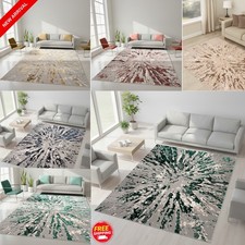 Luxury Soft Modern Shimmer Sunset Rug for Living & Bedroom